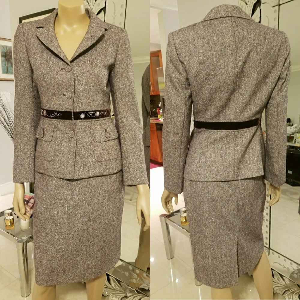 Stylish wool suit